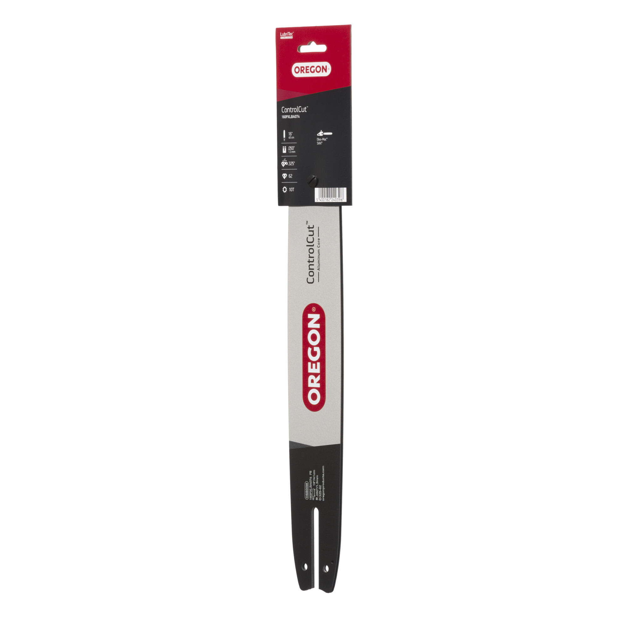 Oregon, Oregon ControlCut Chainsaw Guide Bar, Bar Length 16 in, Chain Pitch 0.325 in, Model# 160PXLBA074